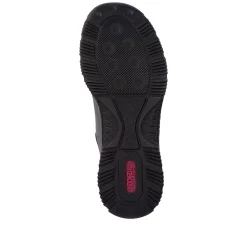 Rieker Women'S Slippers Grey-Green-Black