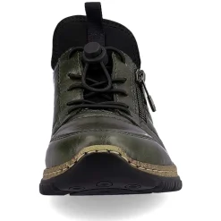 Rieker Women'S Slippers Grey-Green-Black