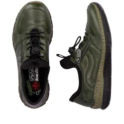 Rieker Women'S Slippers Grey-Green-Black