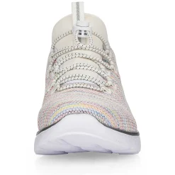 Rieker Women'S Slippers In White And Rainbow Colour