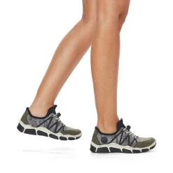 Rieker Women'S Slippers Khaki Green