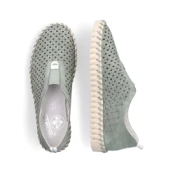 Rieker Women'S Slippers Khaki Green