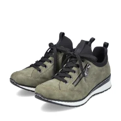 Rieker Women'S Slippers Khaki Green