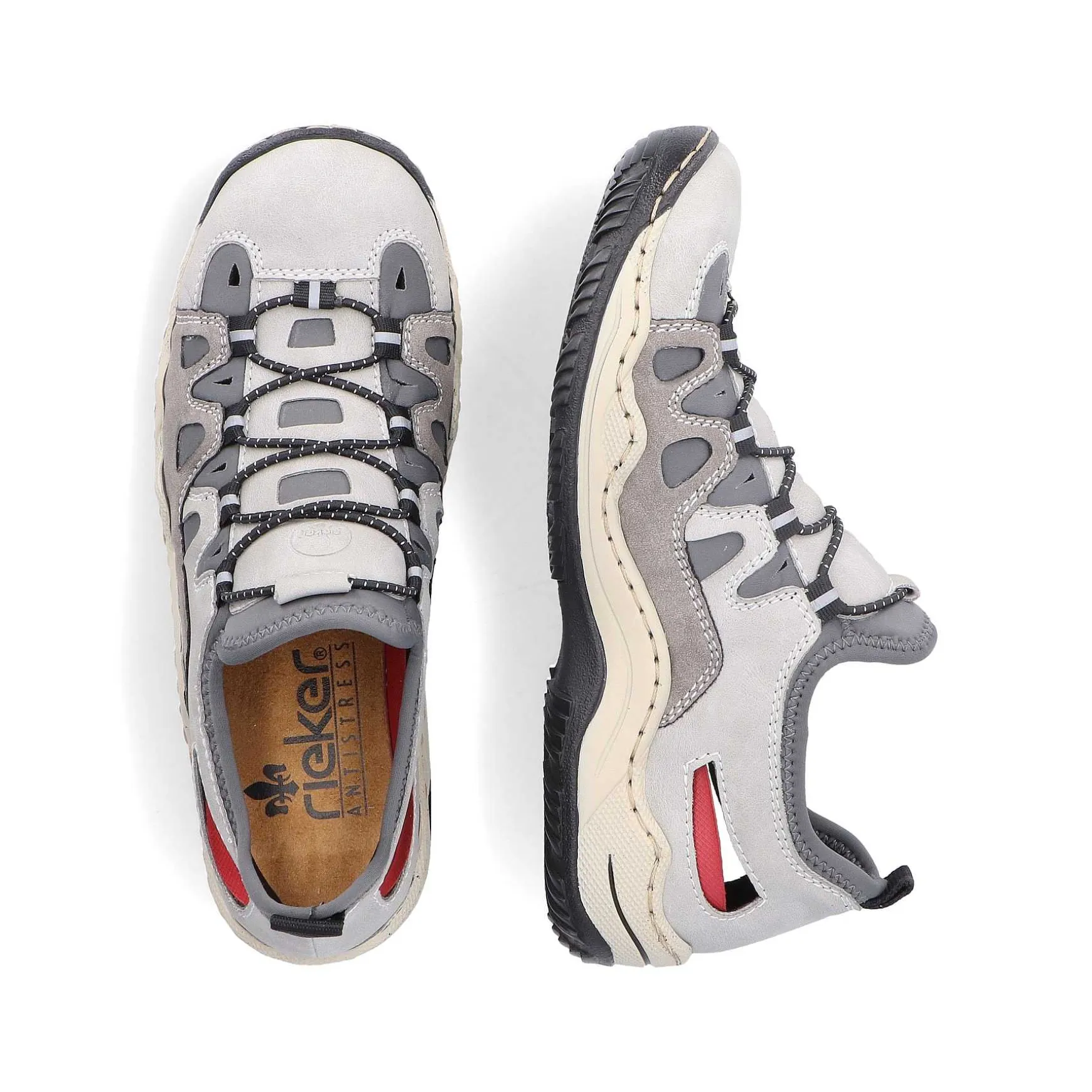 Rieker Women'S Slippers Light Grey