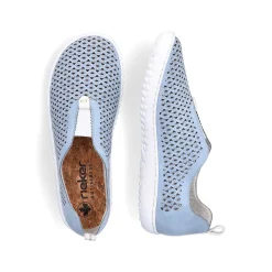 Rieker Women'S Slippers Light Blue