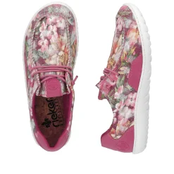 Rieker Women'S Slippers Magenta-Multi