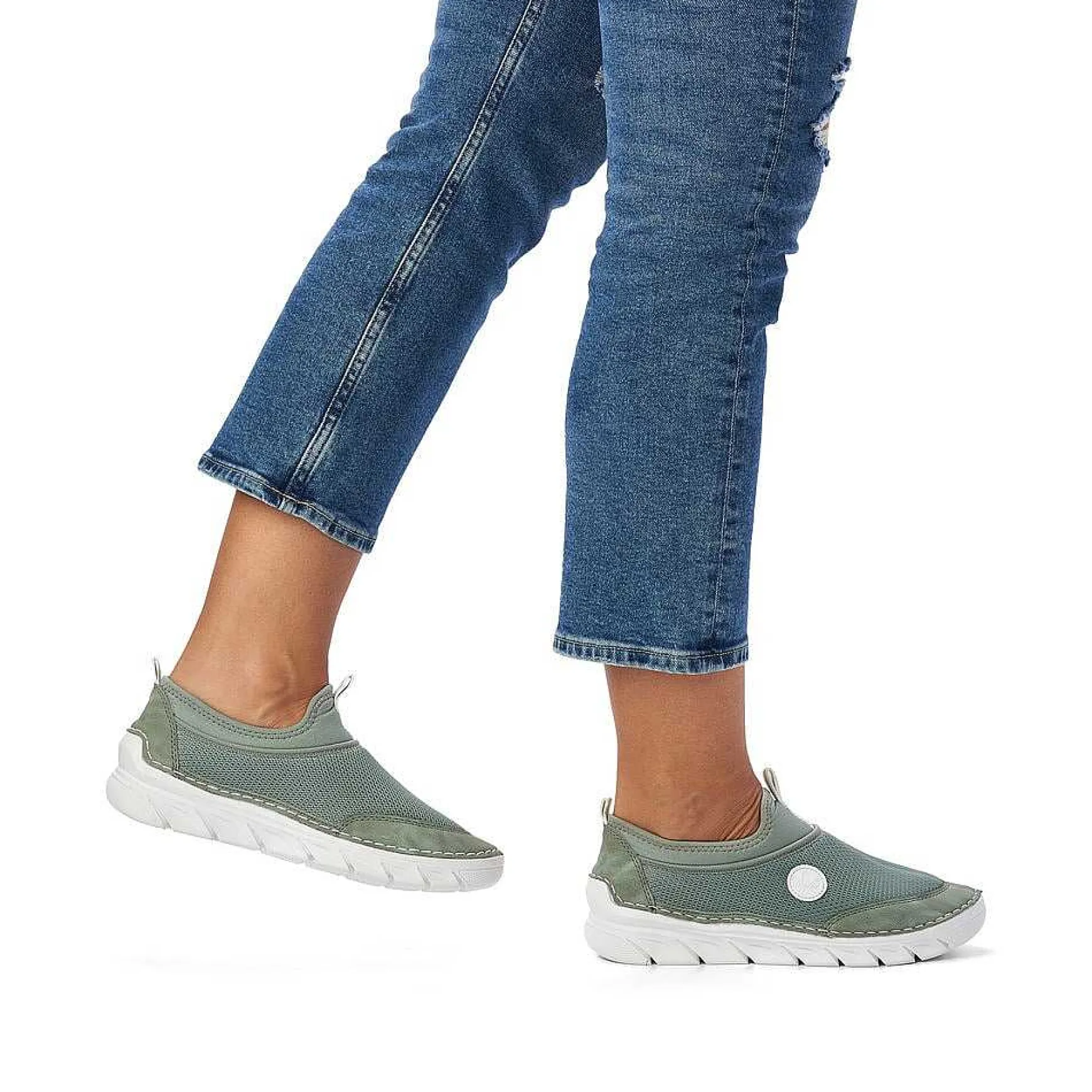 Rieker Women'S Slippers Mint Green