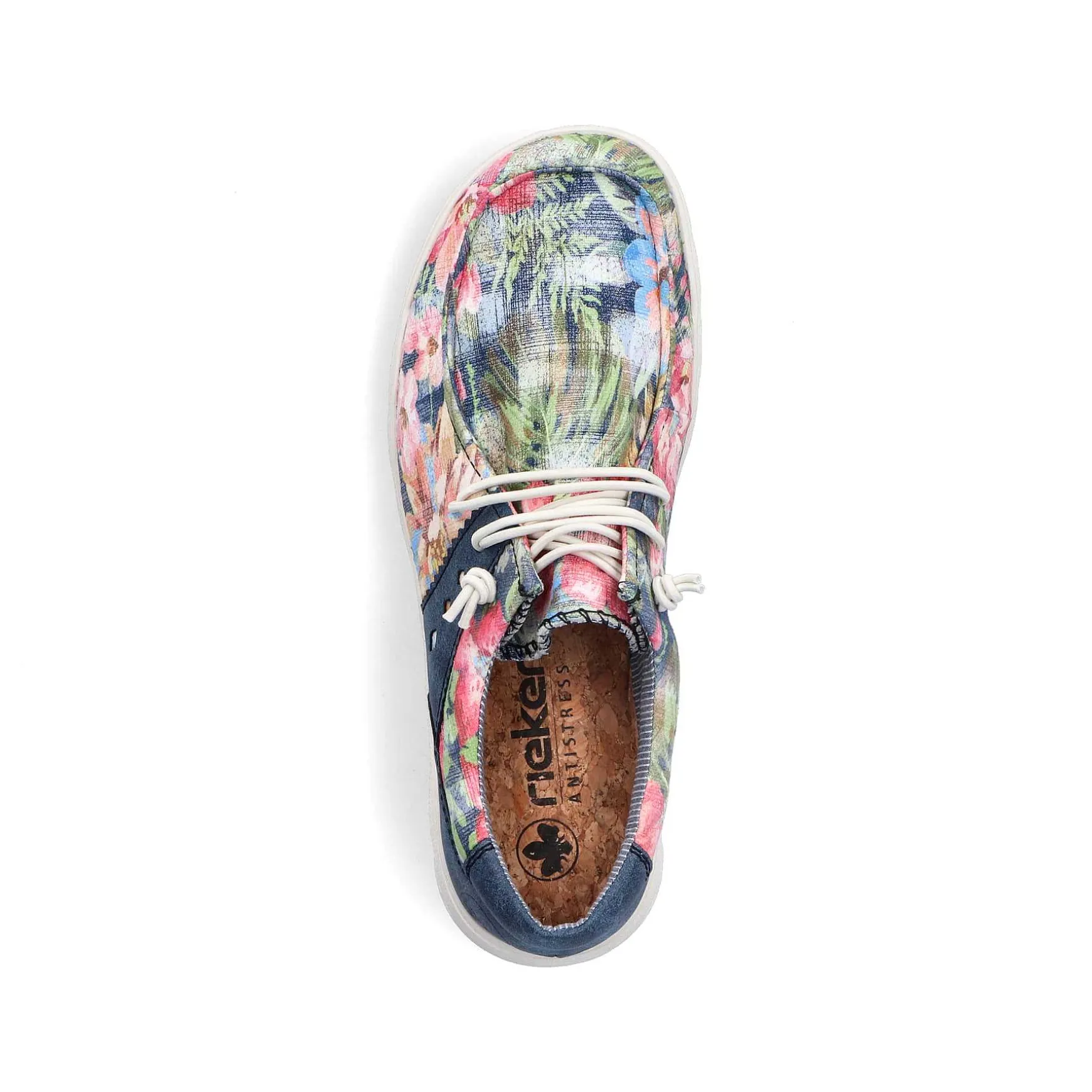 Rieker Women'S Slippers Multi-Denim Blue