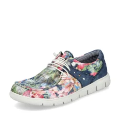 Rieker Women'S Slippers Multi-Denim Blue
