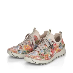 Rieker Women'S Slippers Multi-Beige