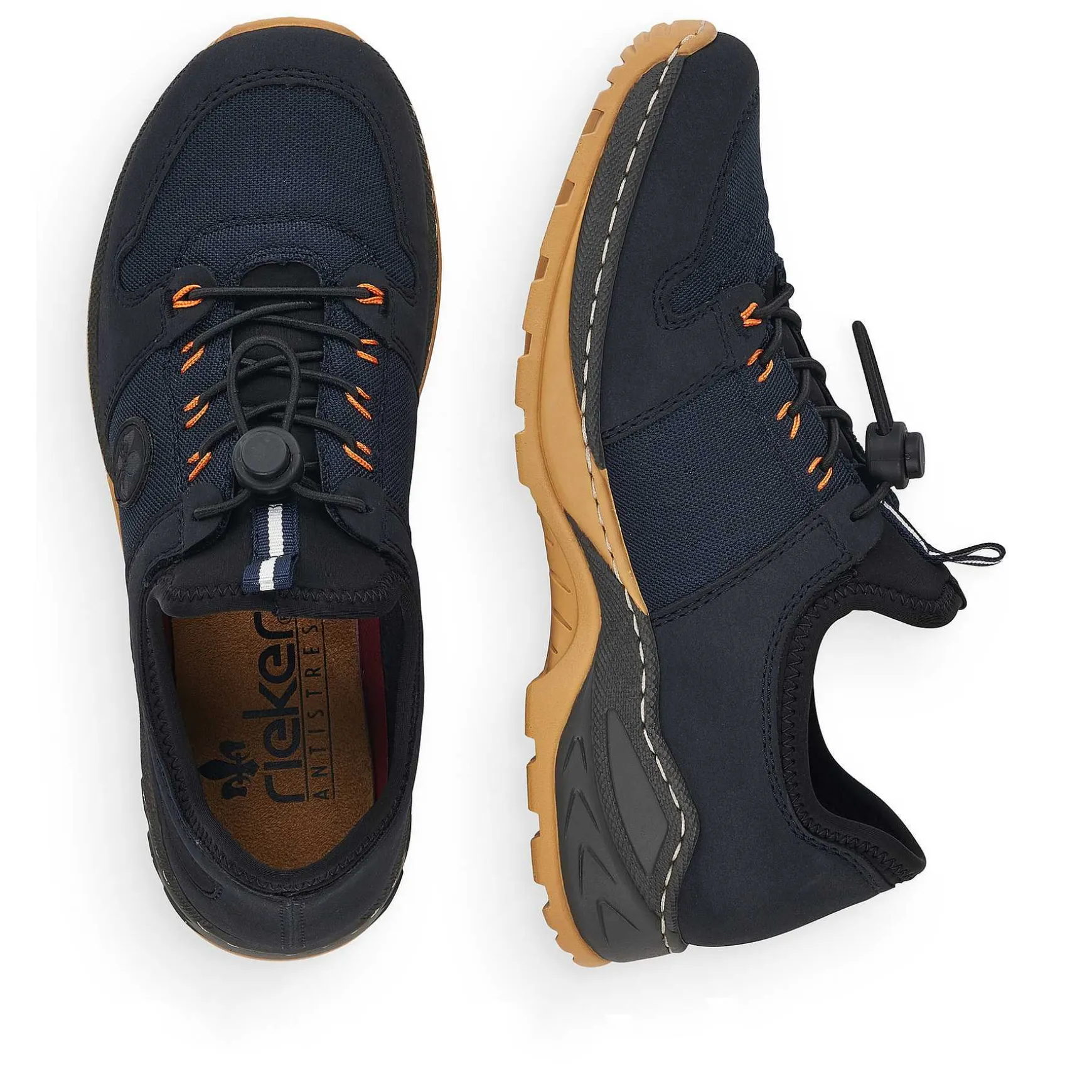 Rieker Women'S Slippers Navy Blue