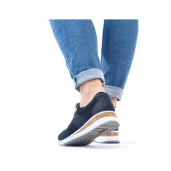 Rieker Women'S Slippers Navy Blue