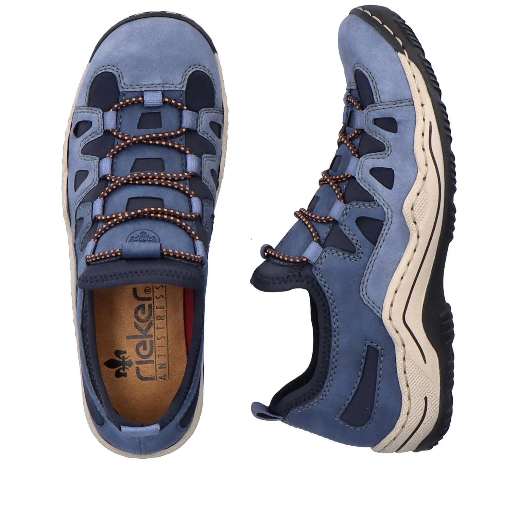 Rieker Women'S Slippers Ocean Blue