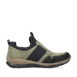 Rieker Women'S Slippers Olive Green