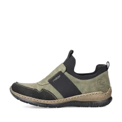 Rieker Women'S Slippers Olive Green