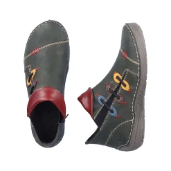 Rieker Women'S Slippers Olive Green