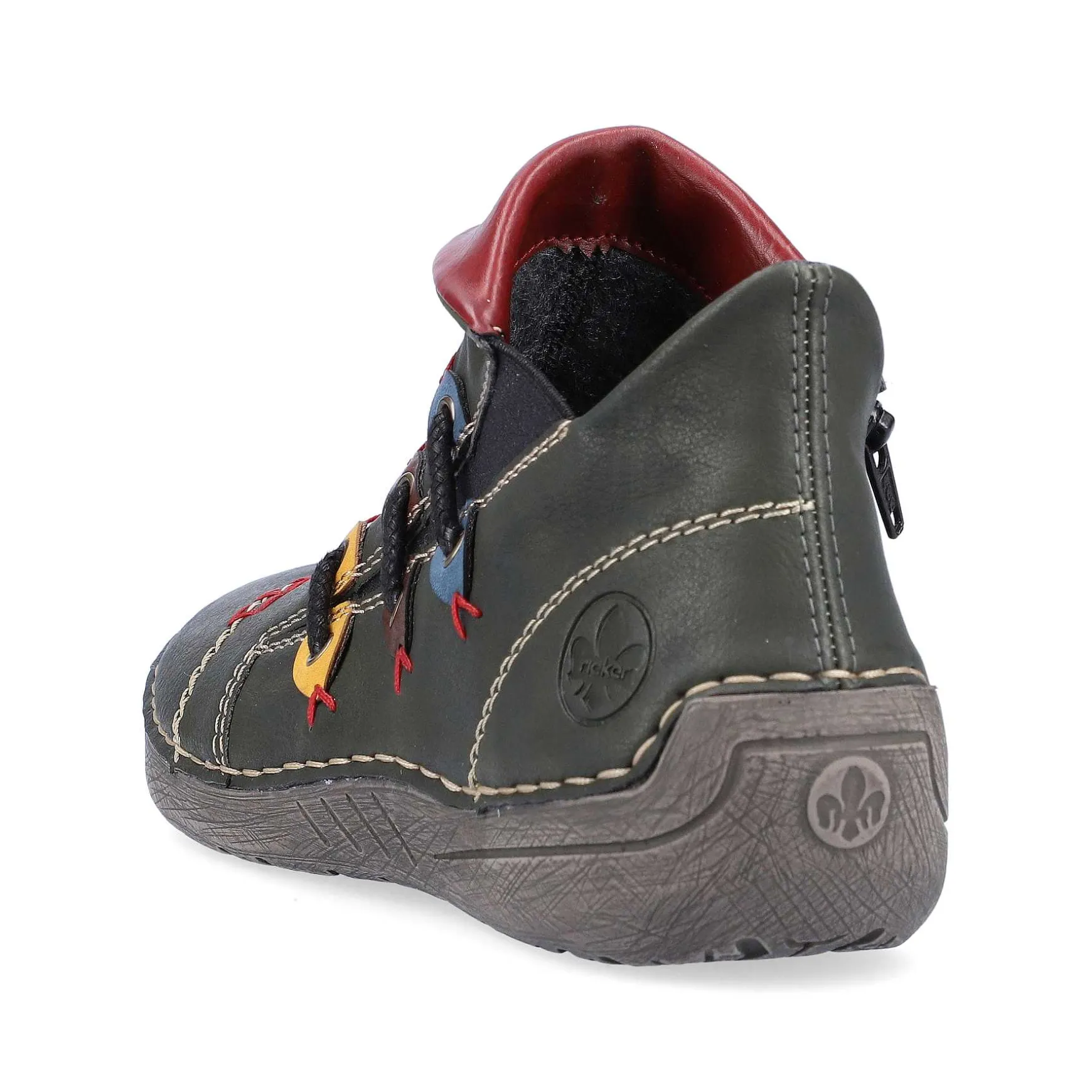 Rieker Women'S Slippers Olive Green