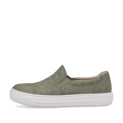 Rieker Women'S Slippers Olive Green