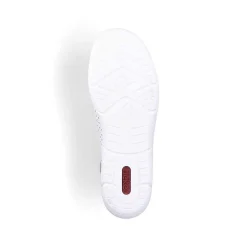 Rieker Women'S Slippers Pearl White-Mint Green-Beige