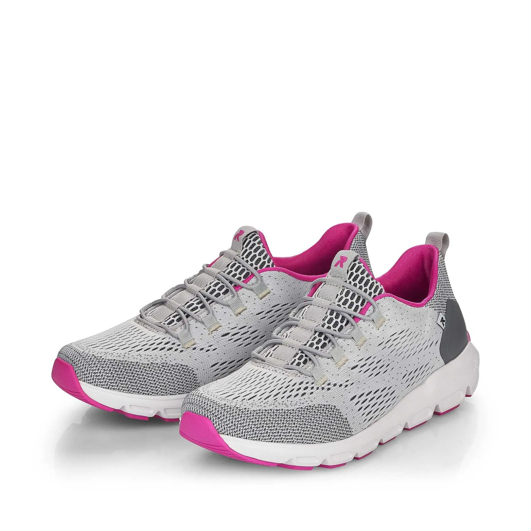 Rieker Women'S Slippers Silver Grey