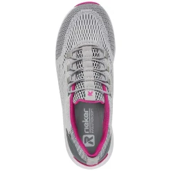 Rieker Women'S Slippers Silver Grey