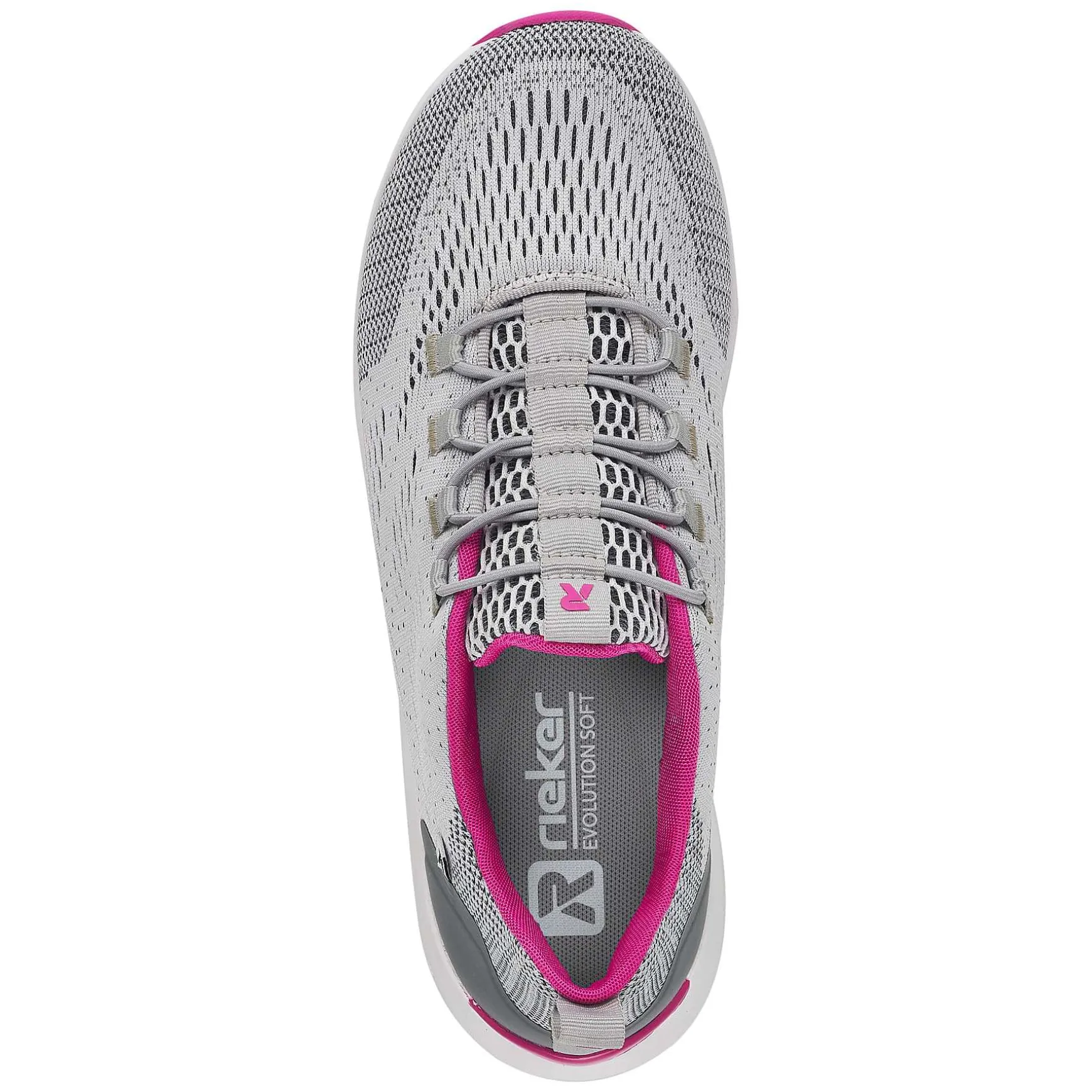 Rieker Women'S Slippers Silver Grey