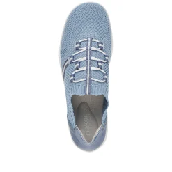 Rieker Women'S Slippers Sky Blue-Pure White