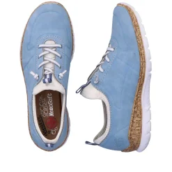 Rieker Women'S Slippers Sky Blue