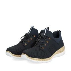 Rieker Women'S Slippers Steel Blue