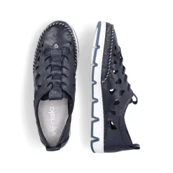 Rieker Women'S Slippers Steel Blue