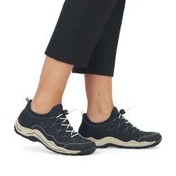 Rieker Women'S Slippers Steel Blue