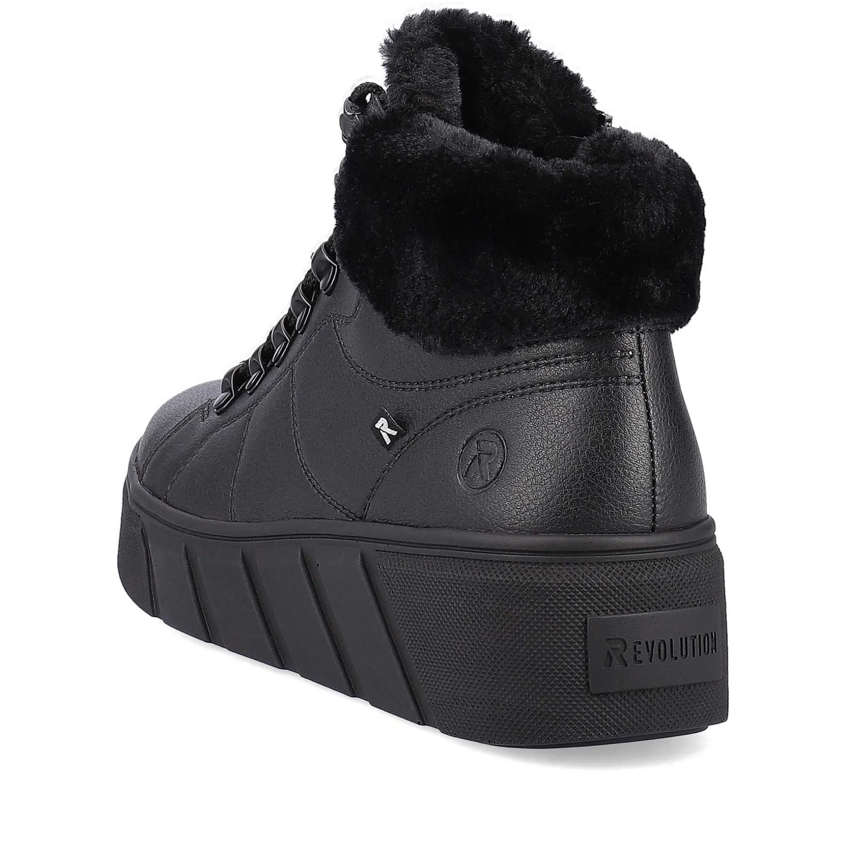 Rieker Women'S Sneaker High Deep Black