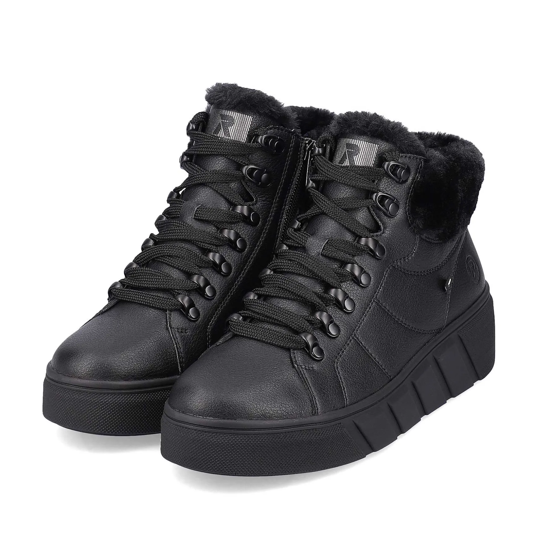 Rieker Women'S Sneaker High Deep Black