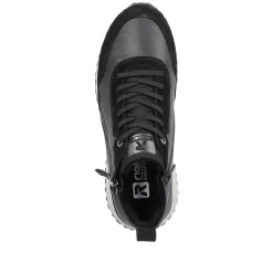 Rieker Women'S Sneaker High Steel Black