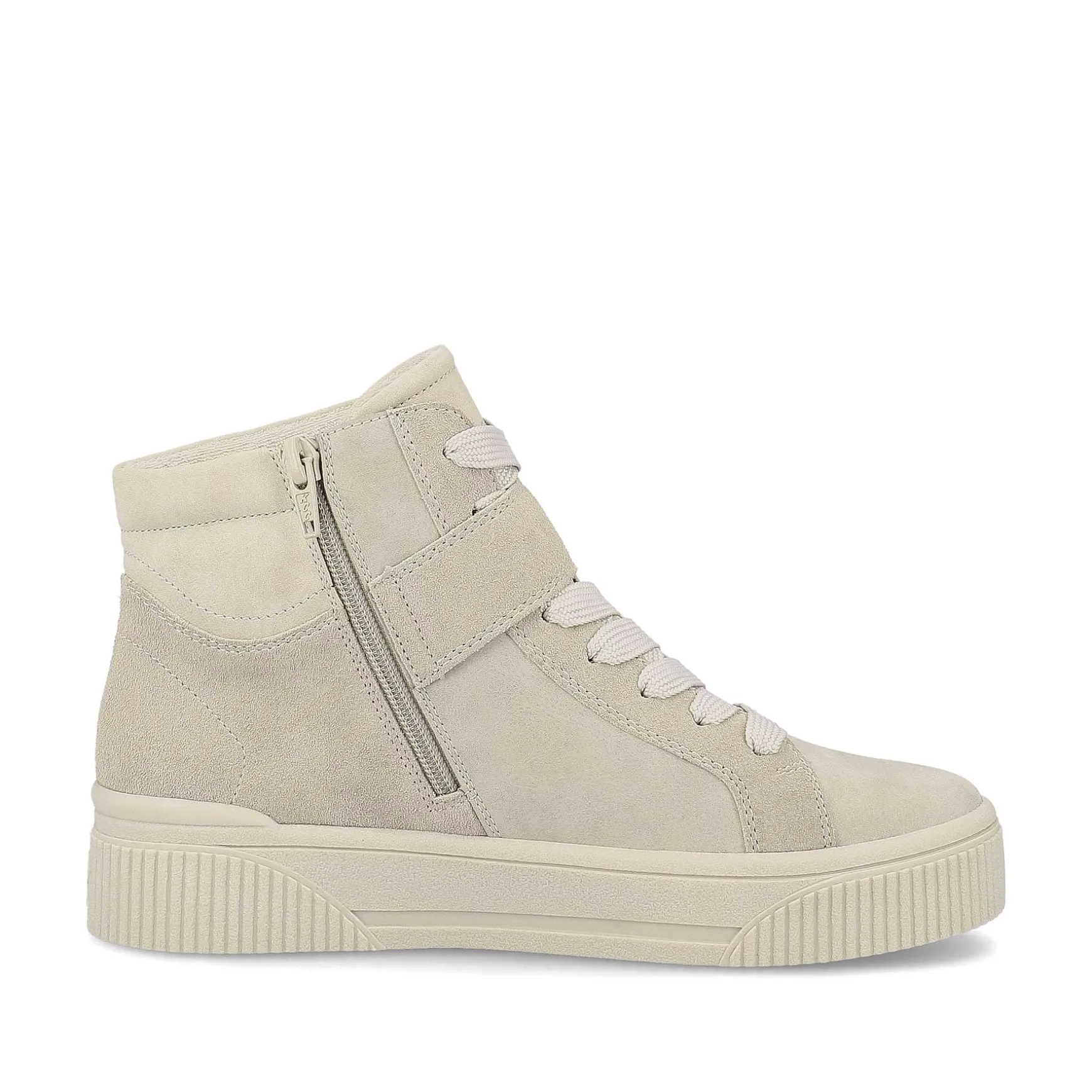Rieker Women'S Sneaker High Cream Beige