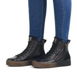 Rieker Women'S Sneaker High Urban Black