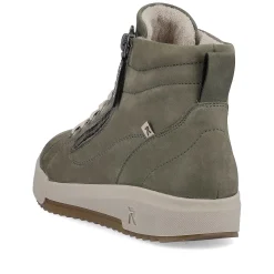 Rieker Women'S Sneaker High Khaki Green