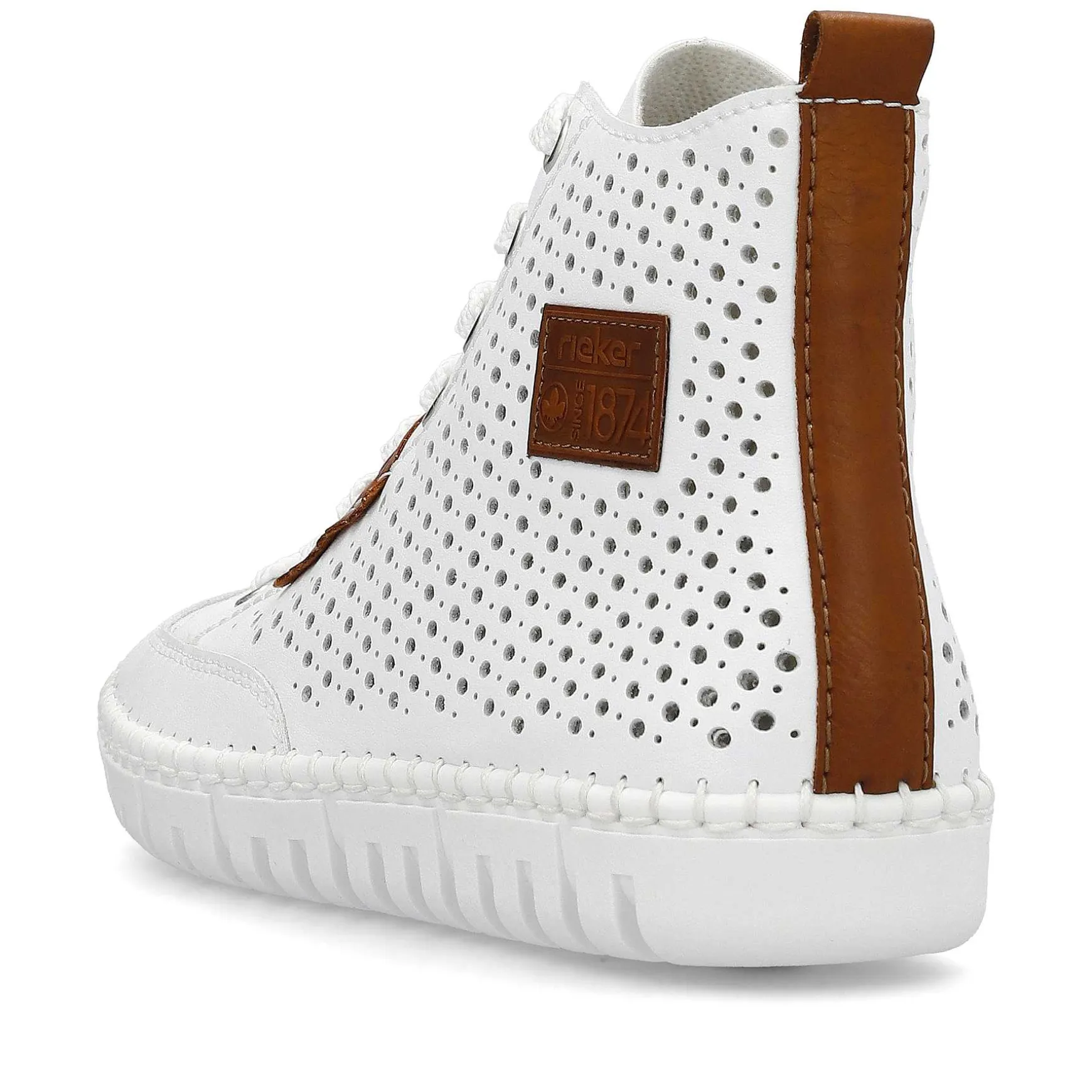 Rieker Women'S Sneaker High Brilliant White