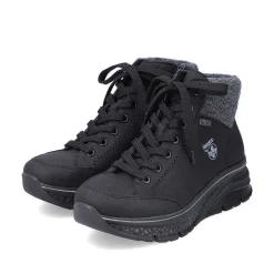 Rieker Women'S Sneaker High Deep Black