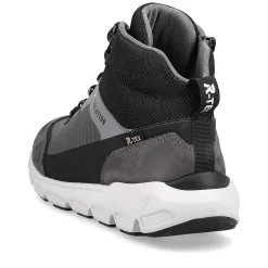 Rieker Women'S Sneaker High Stone-Grey Ocean-Blue