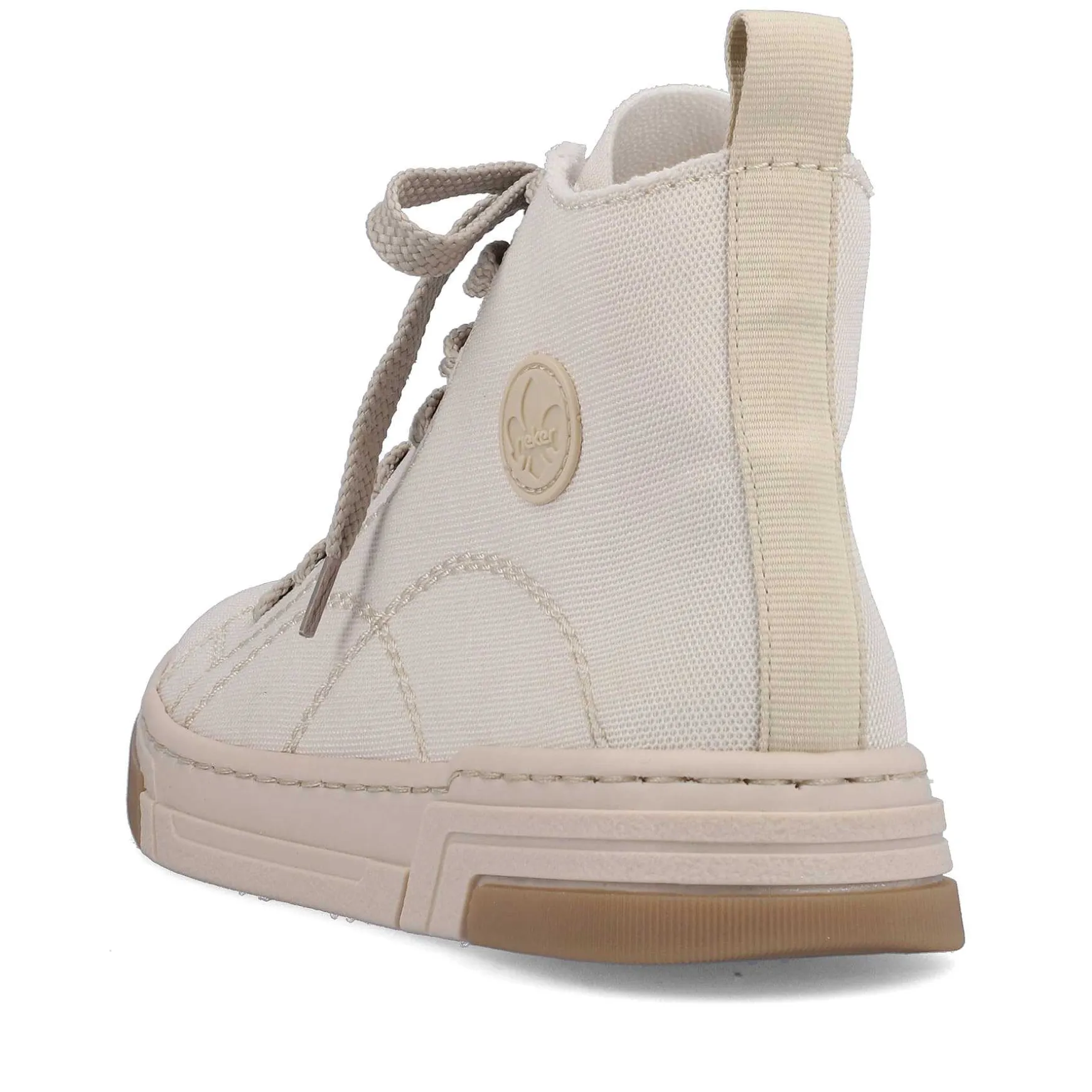 Rieker Women'S Sneaker High White Beige