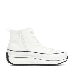 Rieker Women'S Sneaker High Ice White