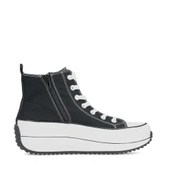 Rieker Women'S Sneaker High Deep Black