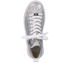 Rieker Women'S Sneaker High Silver Grey