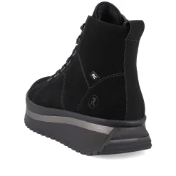 Rieker Women'S Sneaker High Deep Black