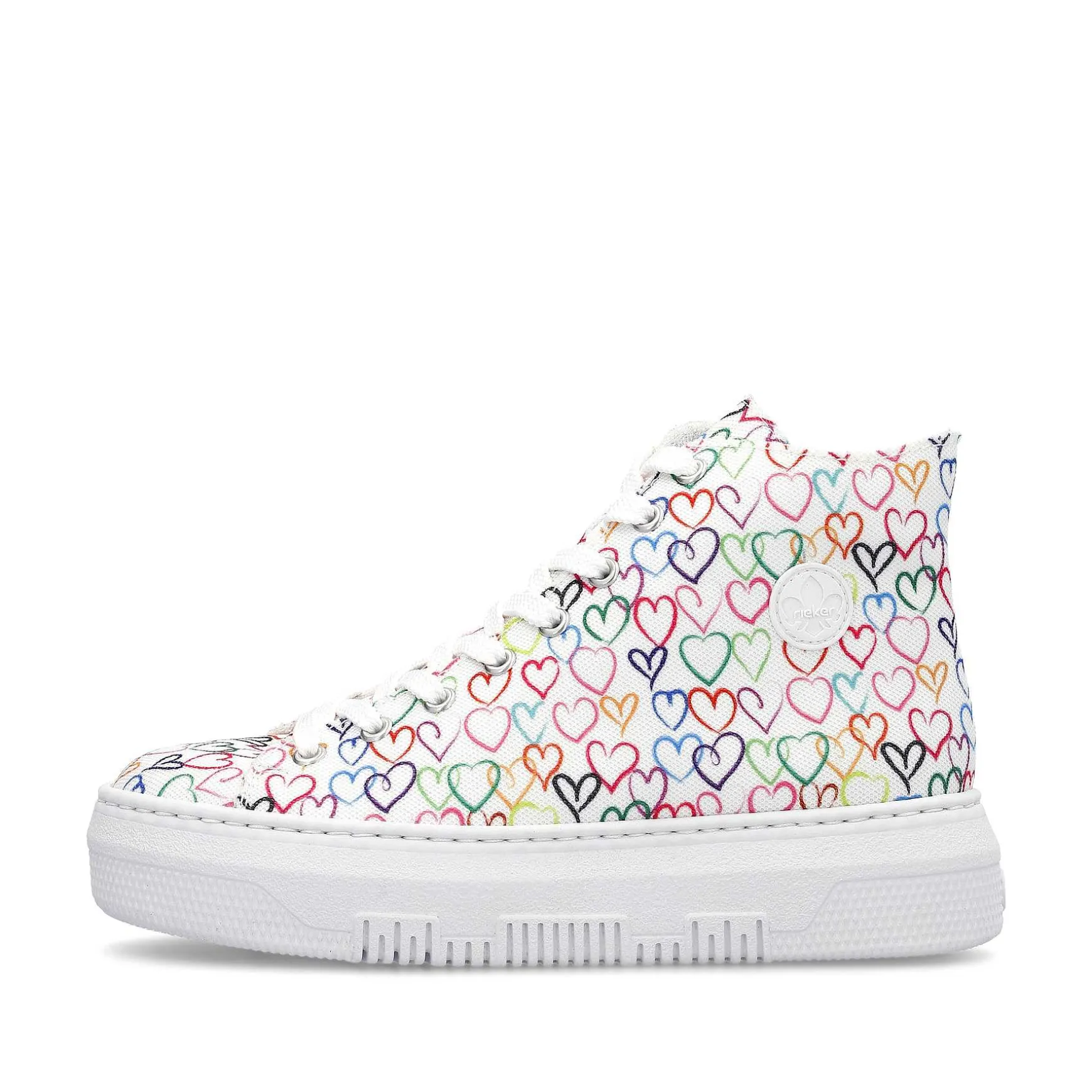 Rieker Women'S Sneaker High Multicolored