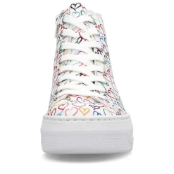 Rieker Women'S Sneaker High Multicolored