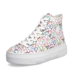Rieker Women'S Sneaker High Multicolored