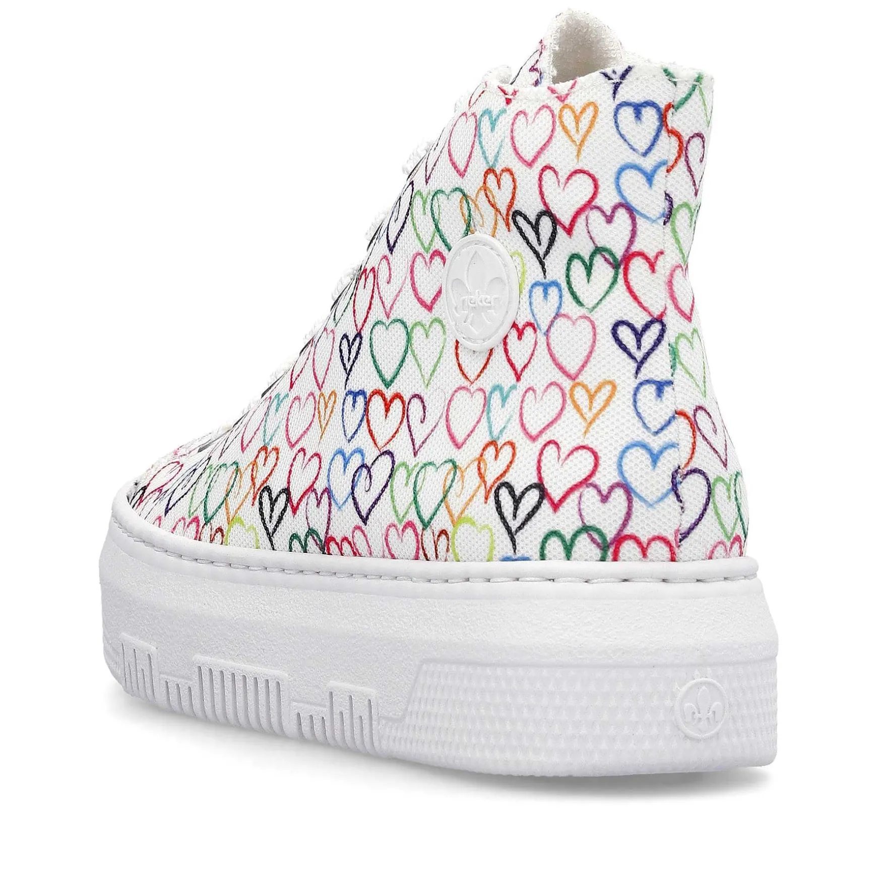 Rieker Women'S Sneaker High Multicolored