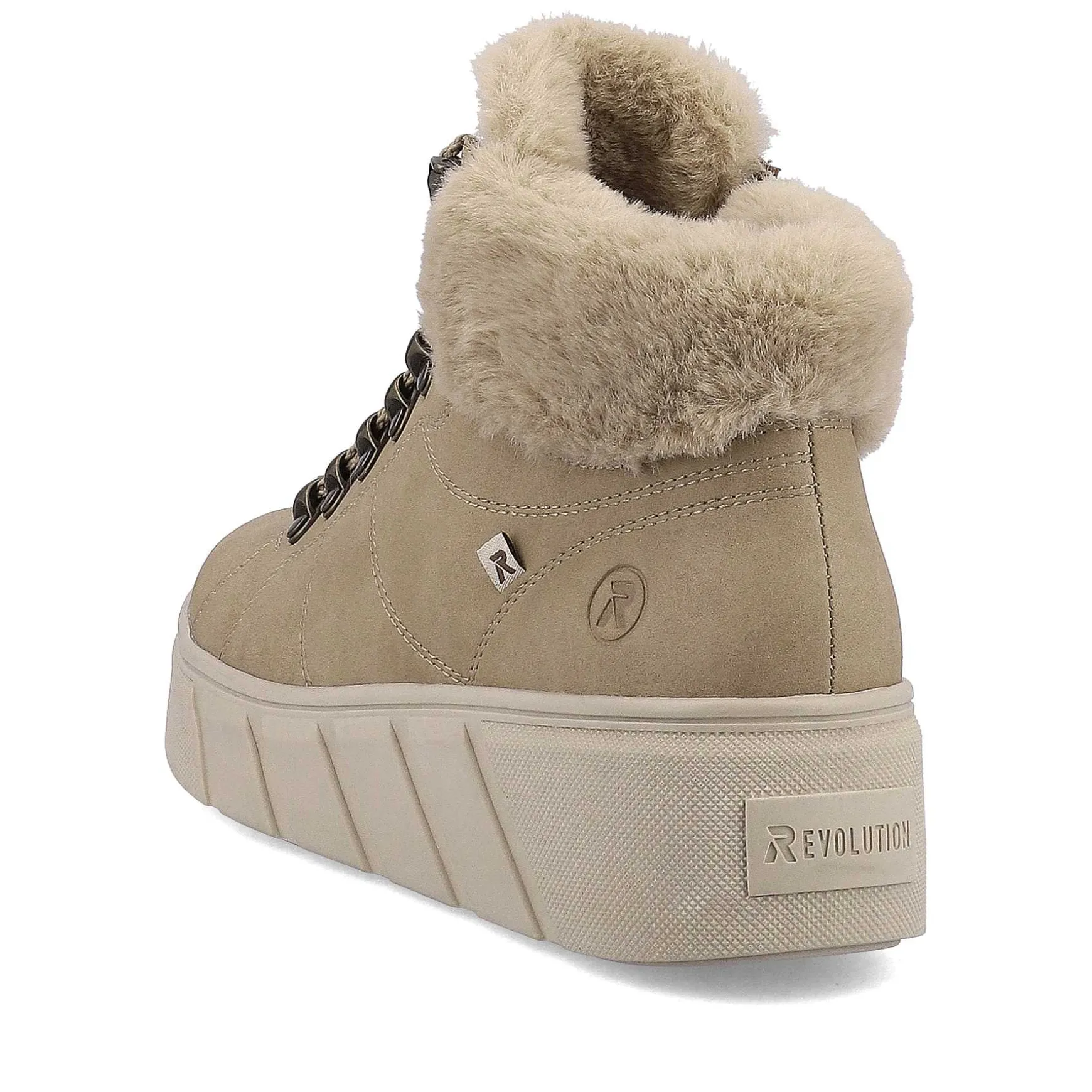 Rieker Women'S Sneaker High Clay Beige